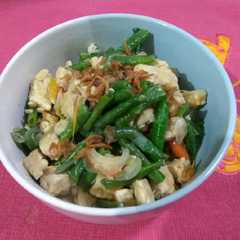 รูปของ Tumis tempe kacang panjang