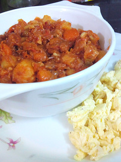 A picture of Hot Chicken Potatoes & Carrots Casserole.