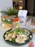🥗سلطة الباستا بالدجاج - بروتين عالي وطعم بجنن!