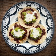 A picture of Mystic Soyrizo Tacos 🌮💥👻.