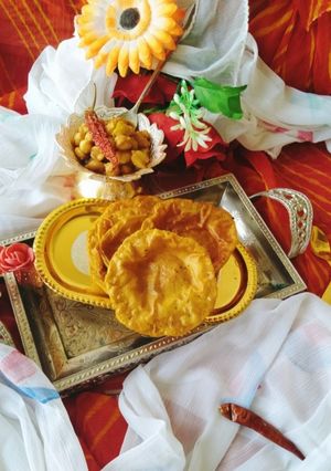 A picture of Methi Masala Puri 😋.