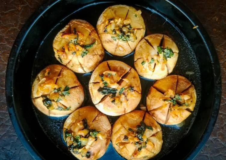 Recipe of Favorite Garlicky Basil Mushrooms