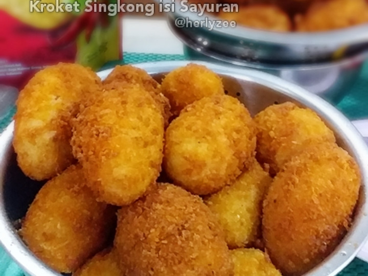 Anti Ribet, Bikin Kroket Singkong isi sayuran Ekonomis Untuk Dijual