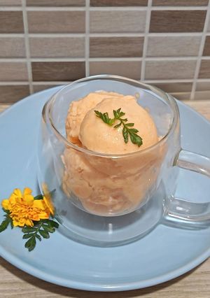 Nektarin fagyi diétásan🍑 recept fotója
