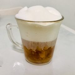 A picture of Homemade Bubble Milk Tea.