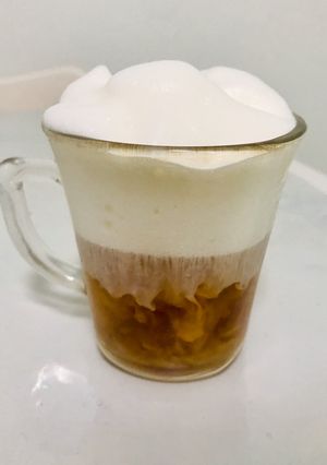 A picture of Homemade Bubble Milk Tea.