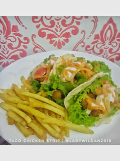 Foto resep Taco Chicken Strip ♡ Tortilla homemade