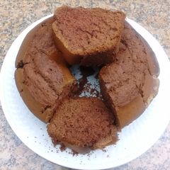 A picture of One egg chocolate cake.