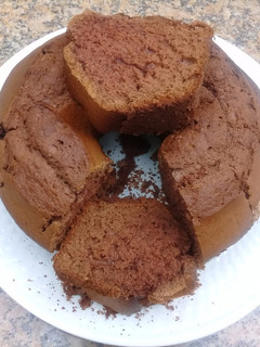 A picture of One egg chocolate cake.