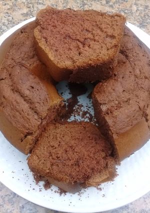 A picture of One egg chocolate cake.