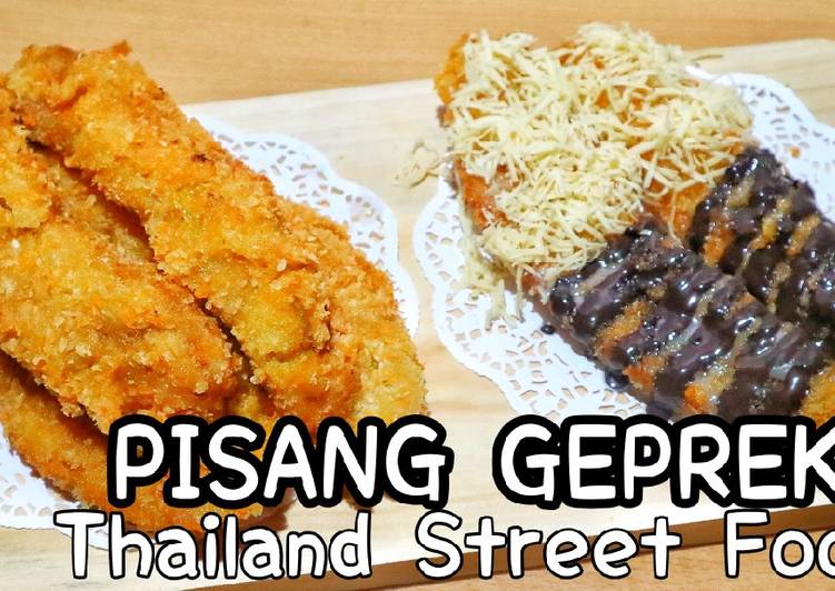 Pisang geprek thailand