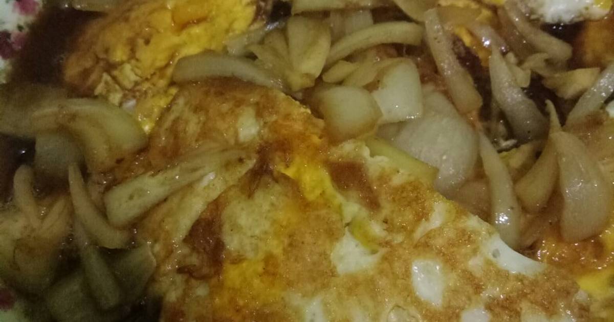 Resep Telur Ceplok Kuah Kecap Asam Manis Oleh Khairun Nisa Cookpad