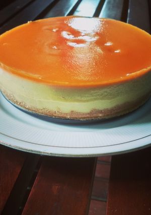 A picture of Mango Cheese Cake.