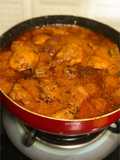 Spicy Walnuts Masala Chicken Curry