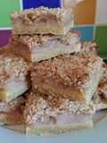 Vickys Pear Shortbread Streusal Bars, GF DF EF SF NF #picnic