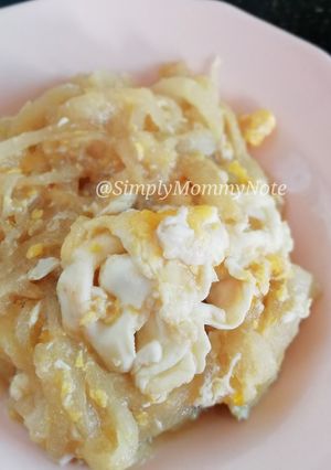 รูปของ อาหารเด็ก ฟักผัดไข่