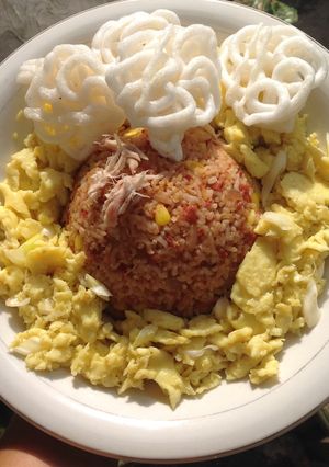 Foto resep Nasi Goreng Kornet Sebelum Nyoblos