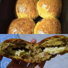 A picture of Roti sobek isi keju (low carb/keto).