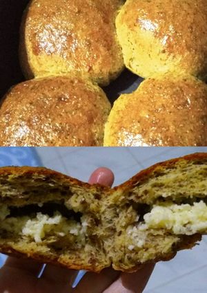 Foto resep Roti sobek isi keju (low carb/keto)