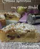 Crostata sbriciolata con ripieno strudel