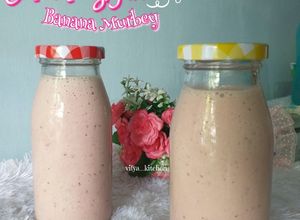 Foto resep 86. Smoothie Yogurt Banana Murbey (Healthy no Sugar)