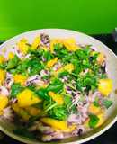 Bạch tuộc xào thơm