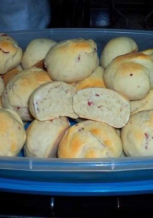 Una foto de Pancitos de salame