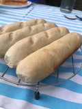 Flautitas, pan casero