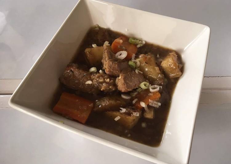 Hearty beef soup