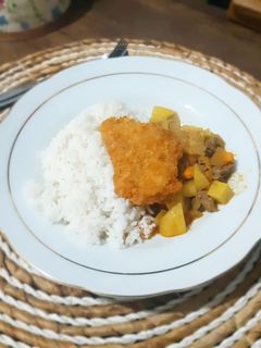 Foto resep Chicken katsu curry rice