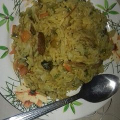 A picture of Jollof rice.