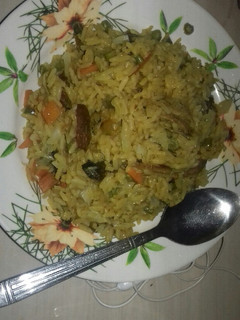 A picture of Jollof rice.