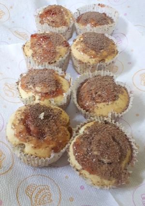 Una foto de Cupcake de frutilla