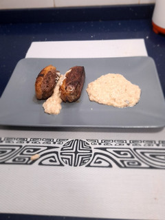 Una foto de Magret de pato con salsa de pera