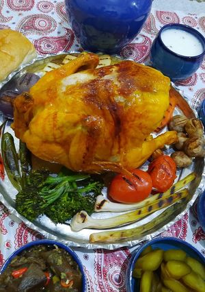 عکسی از دستور مرغ بریان خانگی