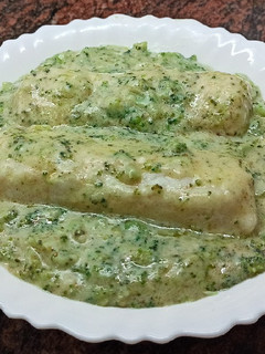 Una foto de Merluza en salsa de brócoli🥦