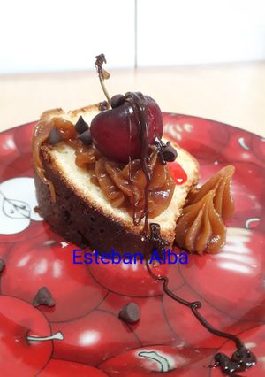 Una foto de Budín casero de pomelo
