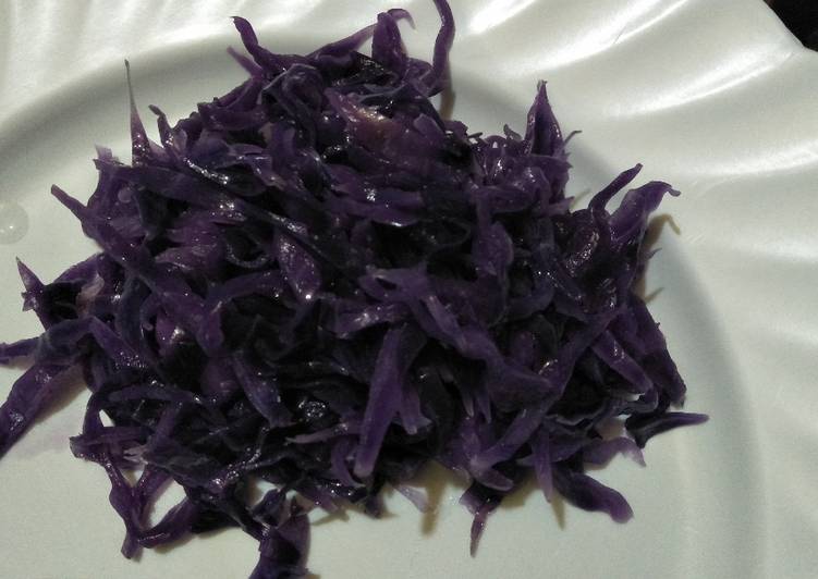 Step-by-Step Guide to Make Homemade Fried Purple cabbage