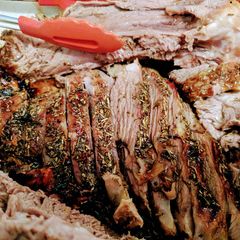 A picture of Roast Leg of Lamb.