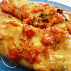 A picture of Beef Cannelloni.
