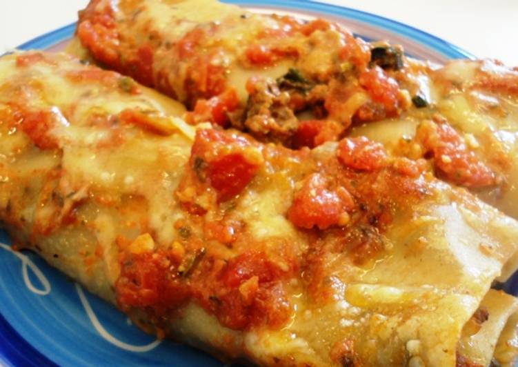 Healthy Recipe of Beef Cannelloni
