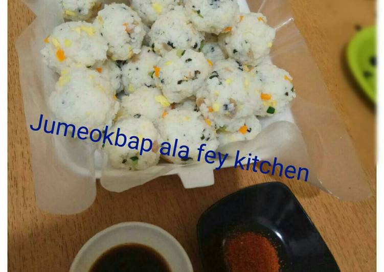 Jumeokbap ala fey kitchen