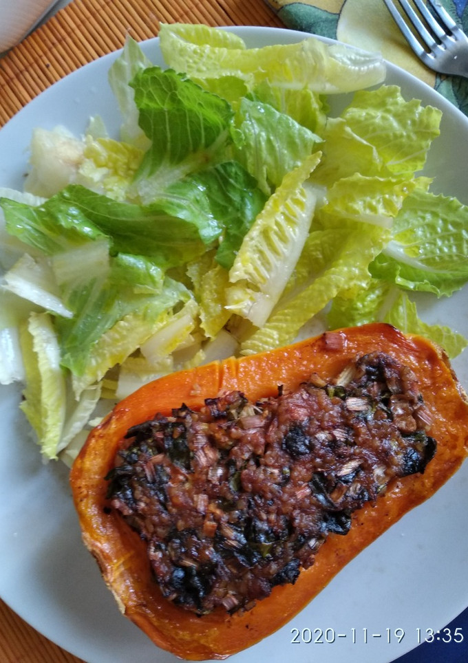 Una foto de Calabaza rellena al horno