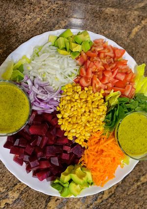 صورة لوصفة السلطة الملونة 🥗