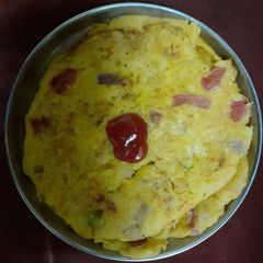 A picture of Rice flour and besan chilla.