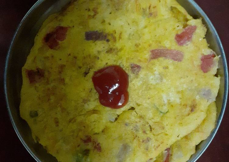 Recipe of Quick Rice flour and besan chilla