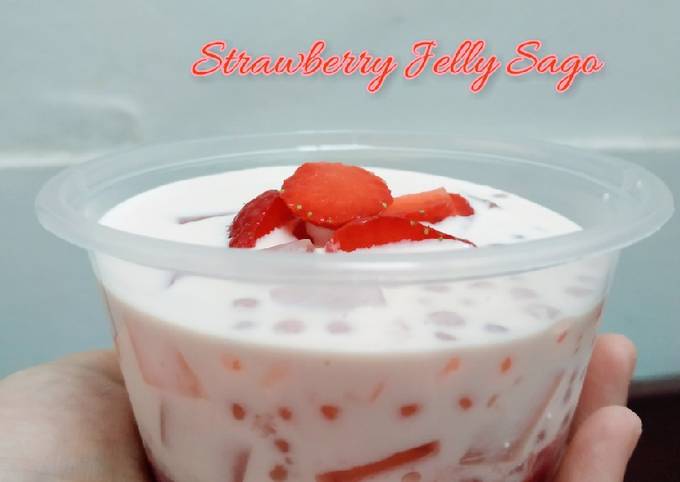 Strawberry Jelly Sago