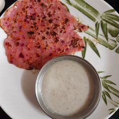 A picture of Instant mix veg rawa dosa.