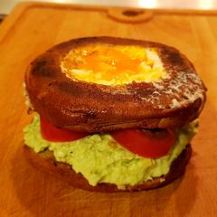 A picture of Avocado egg sandwich.