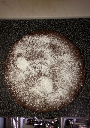 Una foto de Brownie muy esponjoso